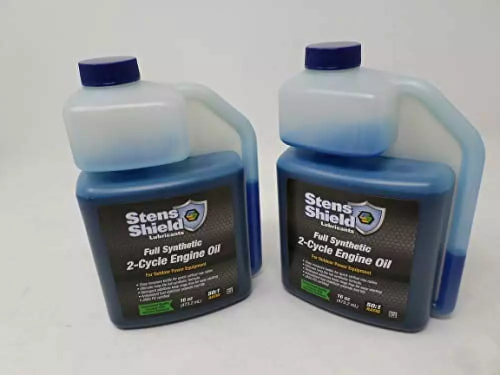 Stens 770-160 2-Cycle 50:1 Full Synthetic Oil 16oz Easy to Measure Bottle (Pack 2)