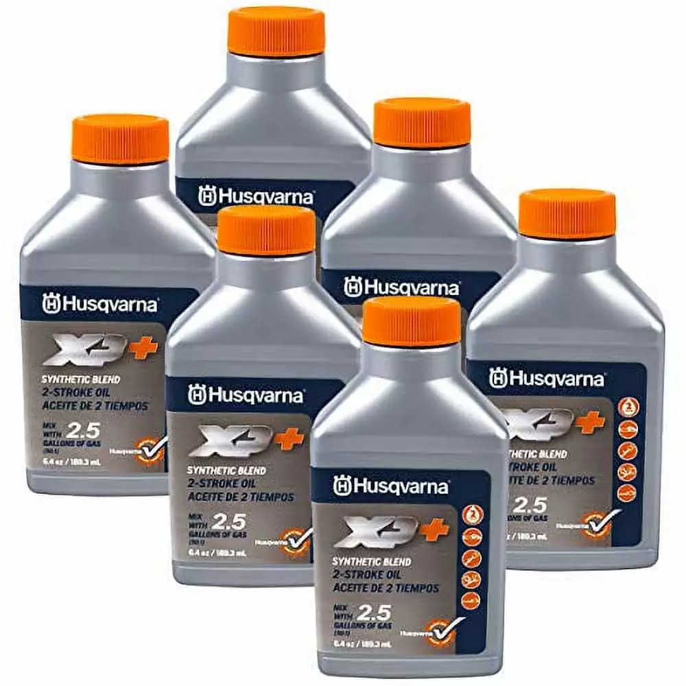 Husqvarna 6PK Genuine OEM XP 2-Cycle Oil 2.5 Gallon Mix 6.4oz 593152303 unknown