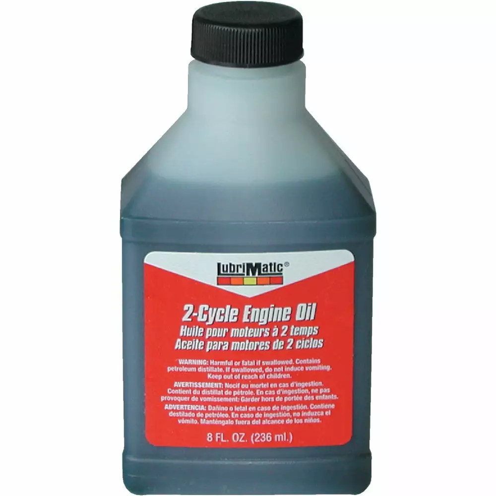 2 Pcs Lubrimatic 8 Oz. Air Cooled 2-Cycle Motor Oil