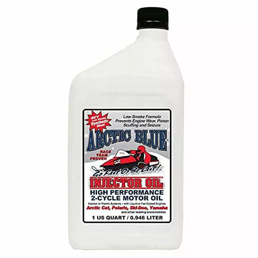 Arctic Blue Synthetic Blend Snowmobile 2-Cycle Oil Quart 1026-4080 Arctic Blue Product