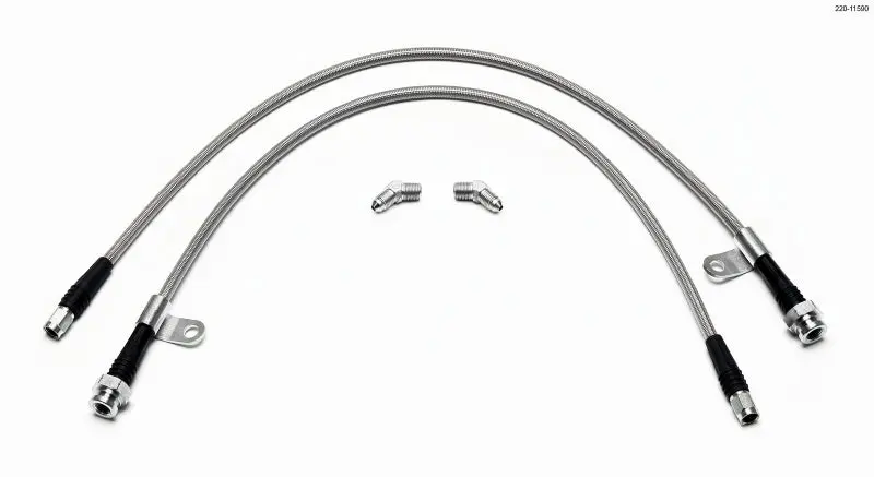 Wilwood Flexline Brake Line Kit Front Nissan 370Z and Infiniti G37 SL4 or SL6 Caliper