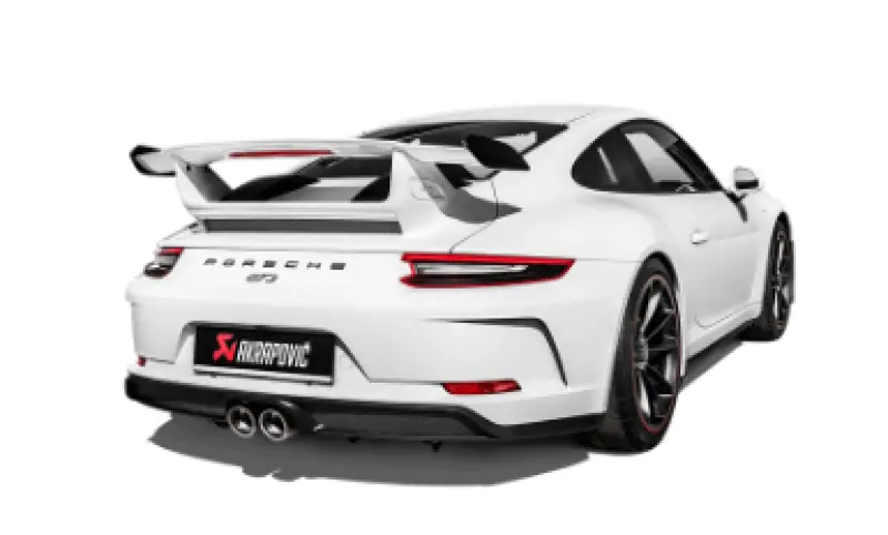 Akrapovic 2018 Porsche 911 GT3 991.2 Slip-On Race Line Titanium Exhaust System without Tail Pipes