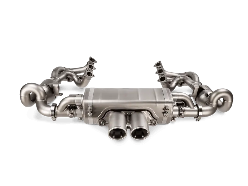 Akrapovic 2021 Porsche 911 GT3 992 Slip-On Race Line Titanium Exhaust System Titanium Tips