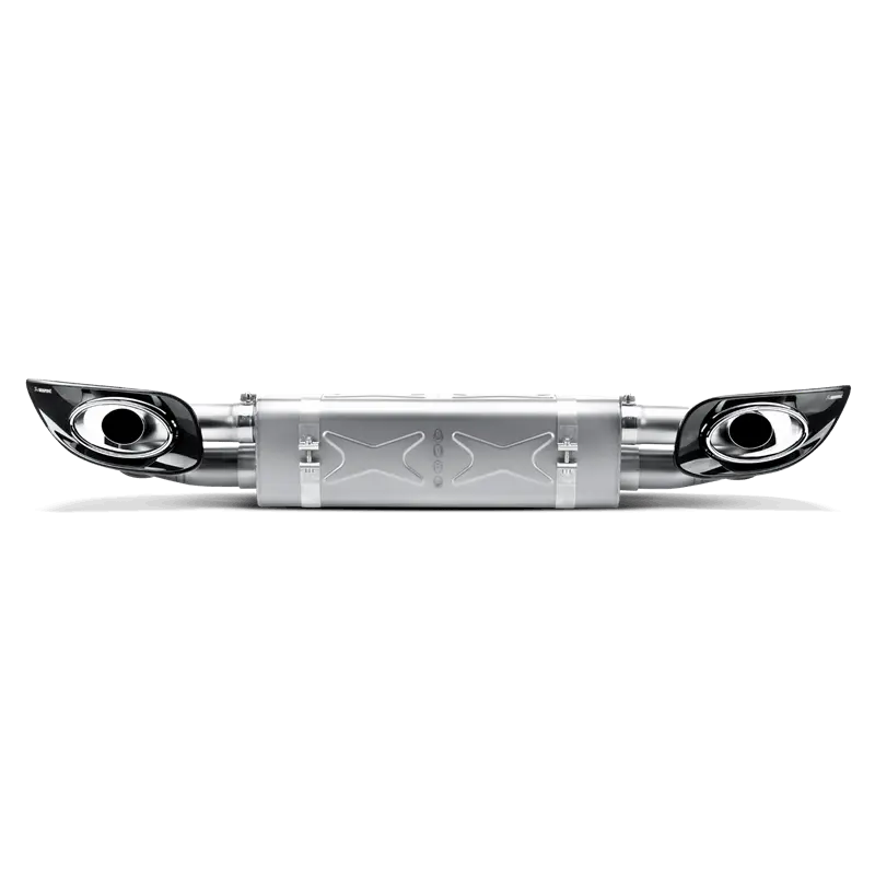 Akrapovic 2010 Porsche 911 Turbo S 997 FL Slip-On Line Titanium Exhaust System Titanium Tips