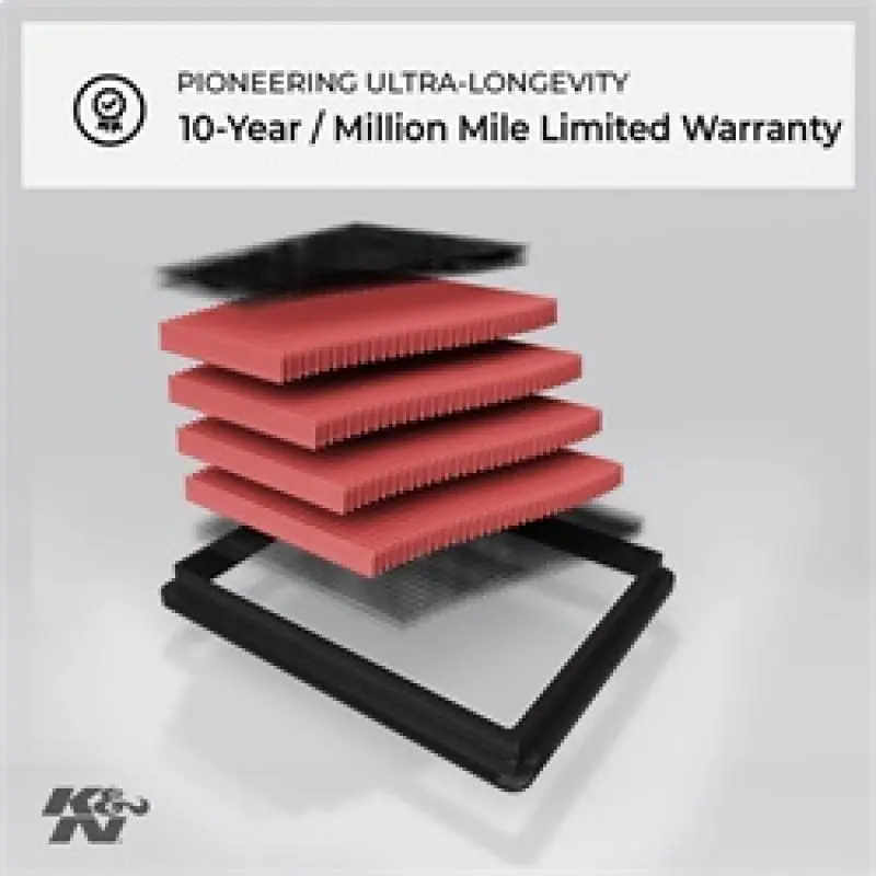 K&N 05-10 VW Jetta Passat 07-10 Tiguan 09-10 GTi 06-09 EOS Performance Air Filter K&N Engineering