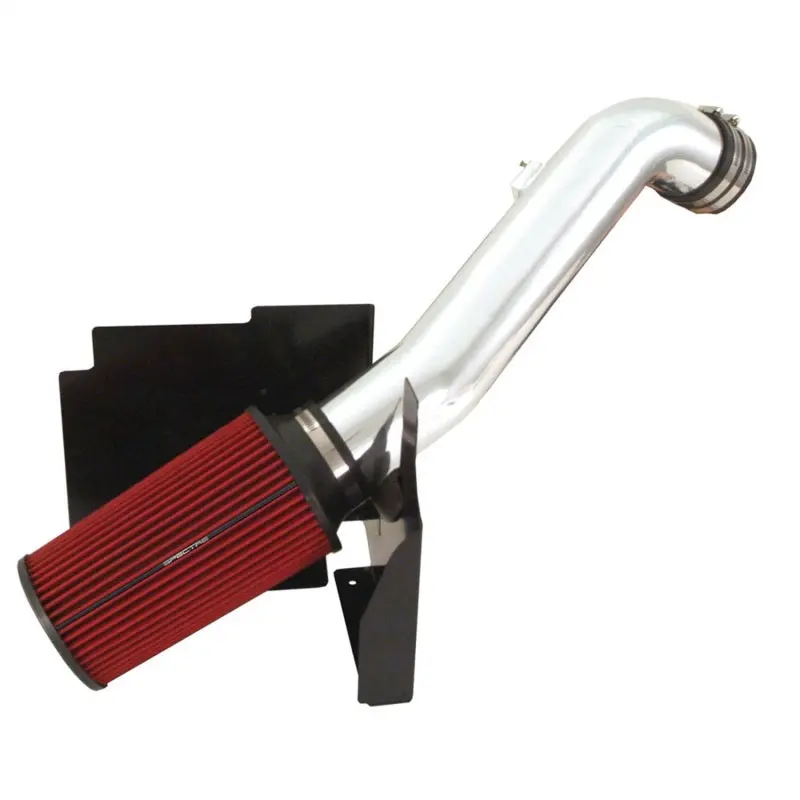 Spectre Air Intake Kit Clear Anodized Red Filter 01-04 GM Truck V8 6.6L DSL