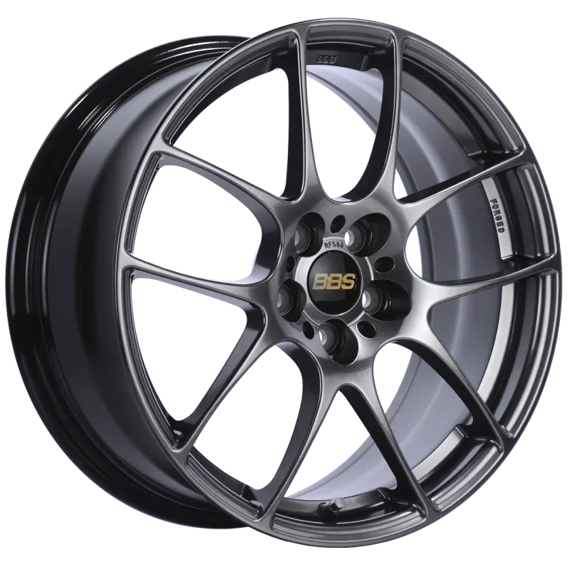 BBS RF 17x7.5 5x100 ET48 Diamond Black Wheel 70mm PFS Clip Required