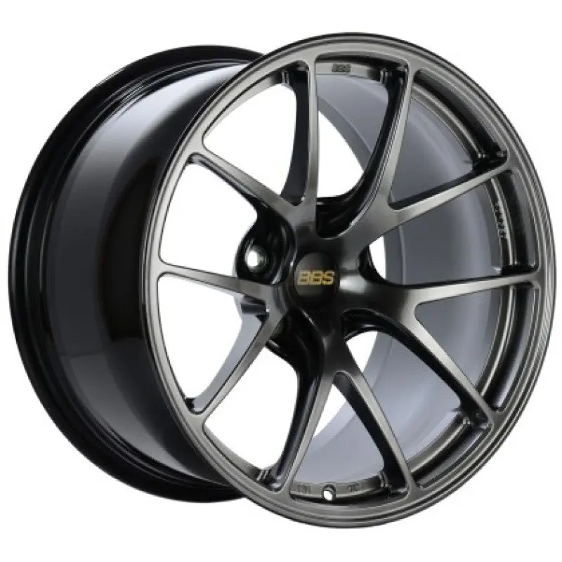 BBS RI- 18x10.5 Diamond Black Wheel 5x114.3 ET18 82mm PFS Clip Required