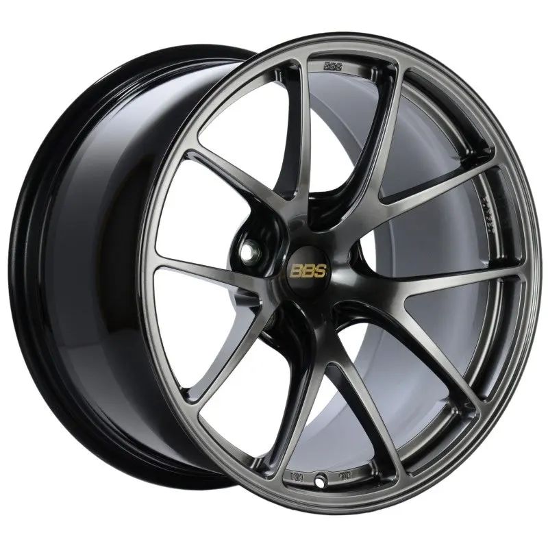 BBS RI- 18x9.5 Diamond Black Wheel 5x120 ET23 82mm PFS Clip Required