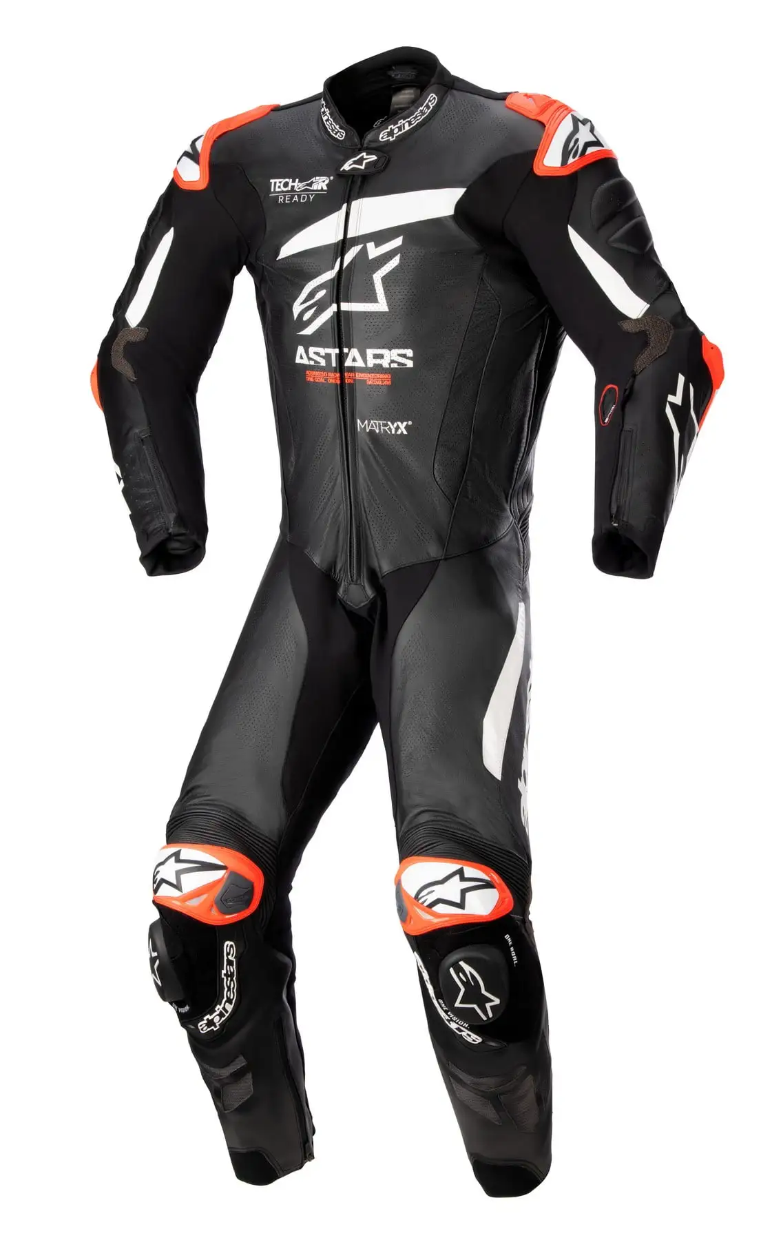 Alpinestars GP Plus V4 Mens Leather Motorcycle 1-pc Suit Black/White 52 EUR 48