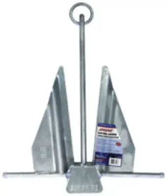SeaSense 50074569 Galvanized #13 Slip Ring Anchor 8 Lb Boats Marine Use