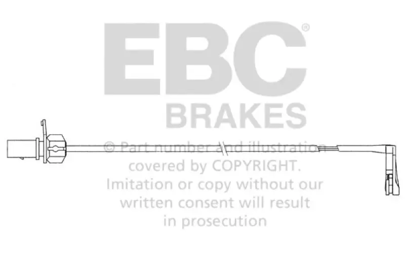 EBC 2011 Audi A6 2.0L Turbo Rear Brake Wear Leads