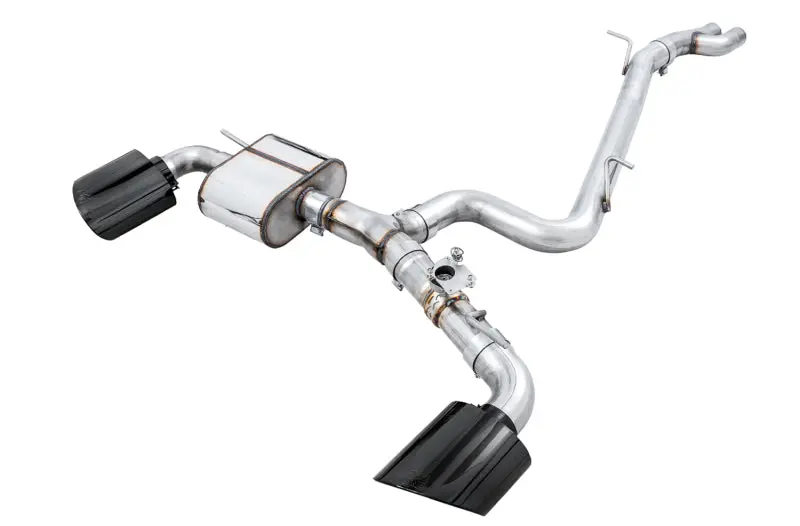 AWE Tuning 18-19 Audi TT RS 2.5L Turbo Coupe 8S MK3 SwitchPath Exhaust Diamond Black RS-Style Tips