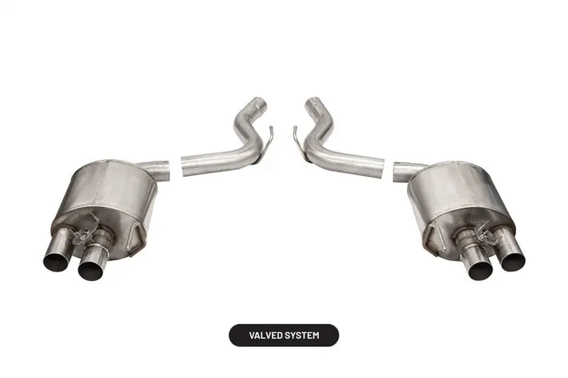Corsa 2015-2020 Ford Mustang GT350R 5.2L V8 Dual Rear Axle-Back Exhaust Stainless Steel CORSA Performance