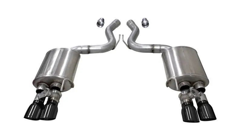 Corsa 2018-2023 Ford Mustang GT Fastback 5.0L 3in Sport Axle-Back Exhaust 4in Black Tips CORSA Performance