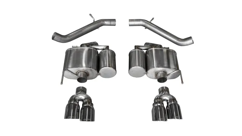 Corsa 2016-2019 Cadillac ATS-V 3.6T 4in Polished Sport Axle-Back Exhaust System CORSA Performance