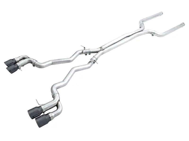 AWE Tuning 18-19 BMW M5 F90 4.4T AWD Cat-back Exhaust Track Edition Diamond Black Tips