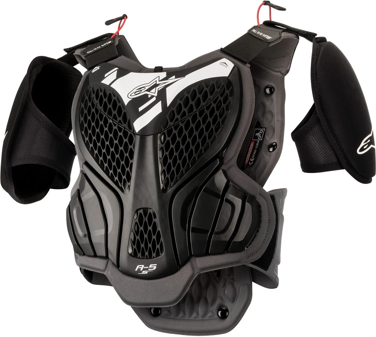 Alpinestars -5S MX Offroad Youth Body Armor Black/Cool Gray LG/XL Lg