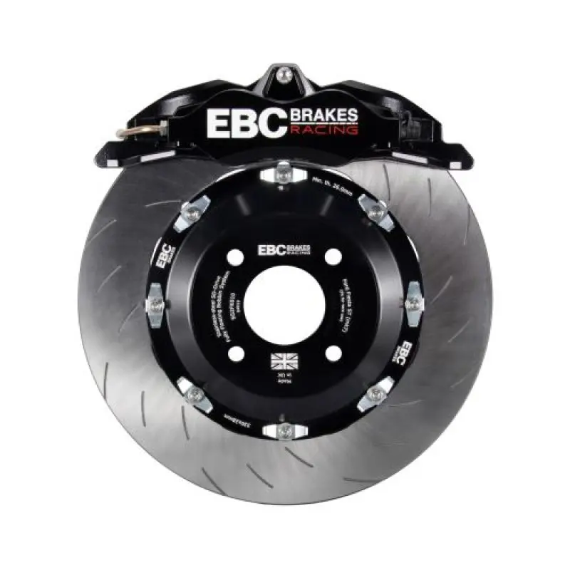 EBC 06-15 Mazda Miata MX5 NC Black Apollo-4 Calipers 330mm Rotors Front Big Brake Kit