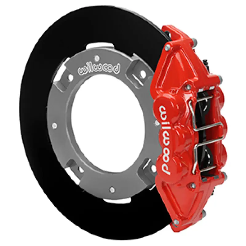 Wilwood 17-21 Can-Am X3RS Red 6-Piston Rear Brake Kit 11.25in Undrilled Rotors