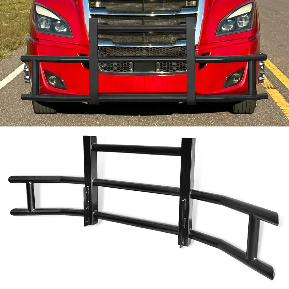 Front Bumper Deer Guard Freightliner Cascadia 2018 2022 Brackets vimguard