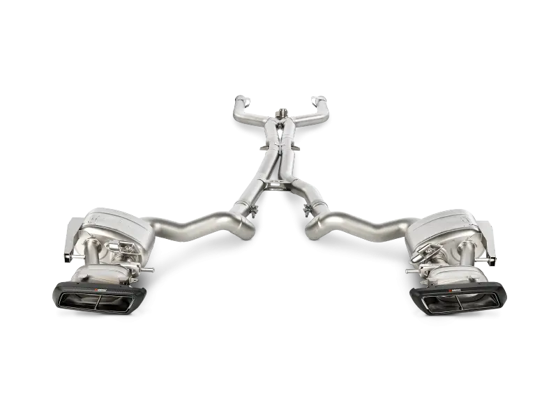 Akrapovic Evolution Line Cat-Back Exhaust 2015-2017 AMG C63 Estate Titanium Carbon Tips Requires Link Pipe