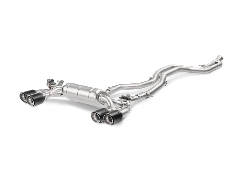 Akrapovic Evolution Line Cat-Back Exhaust 2016-2017 BMW M2 F87 Titanium Carbon Tips Excludes M2 Competition