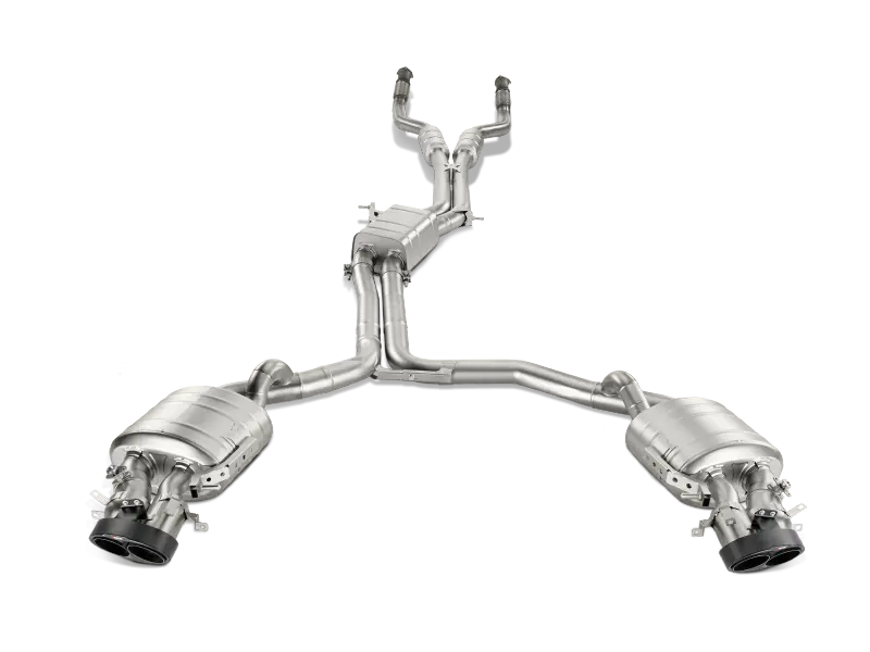 Akrapovic 2014-2017 Audi RS7 Sportback C7 Titanium Cat-Back Exhaust Carbon Tips