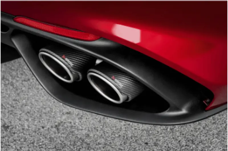 Akrapovic 2017-2019 Alfa Romeo Giulia Quadrifoglio Titanium Cat-Back Exhaust Link Pipes