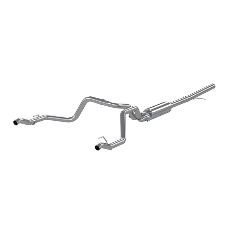 MBRP 2019 Chevrolet Silverado 1500 4.3L 5.3L 2.5in Cat Back Dual Rear Exit T409 Stainless Exhaust