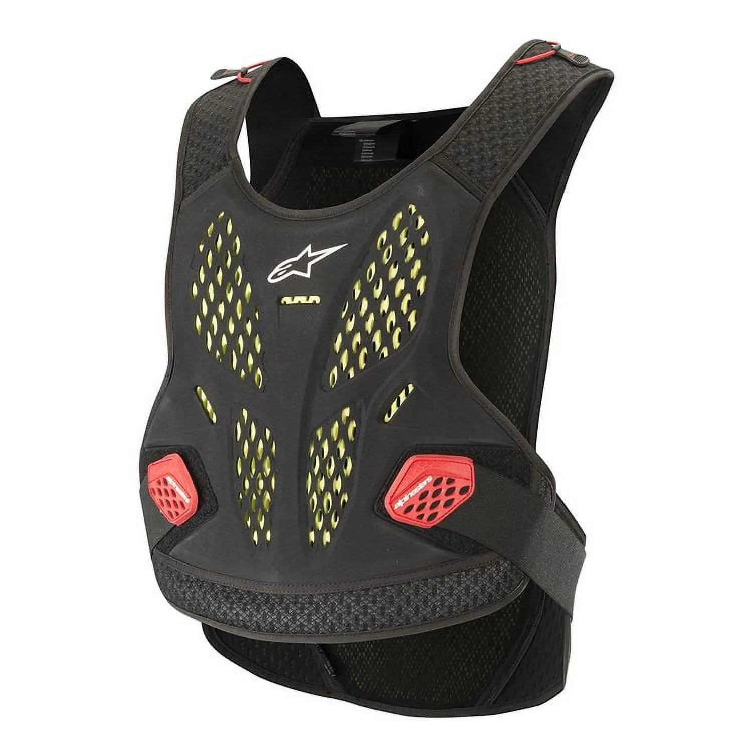 Sequence Off-Road Motocross Chest Protector (Extra Small/Small. Anthracite Red) Xs Alpinestars