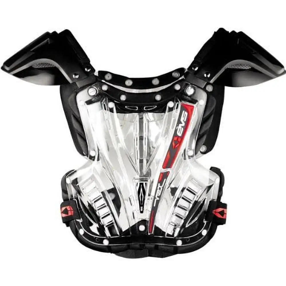 Evs Sports Unisex-Adult Vex Roost Deflector Off-Road Motorcycle Protector Clear/Black/Medium VEX-CLR-M