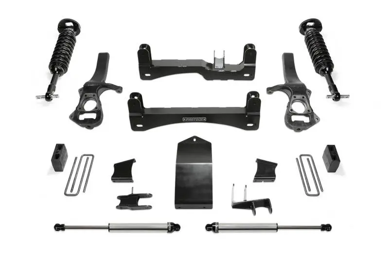Fabtech 4in Performance System 2019-2020 GM K1500 Trail Boss/AT4 Package Diesel Dual 2.5 Resi Shocks