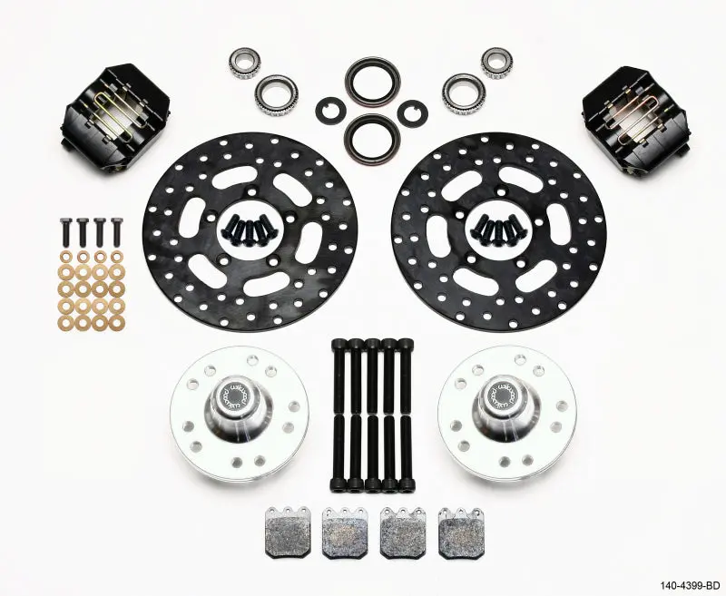Wilwood Dynalite Single Front Drag Brake Kit Drilled Rotor Chassis Eng. Strut