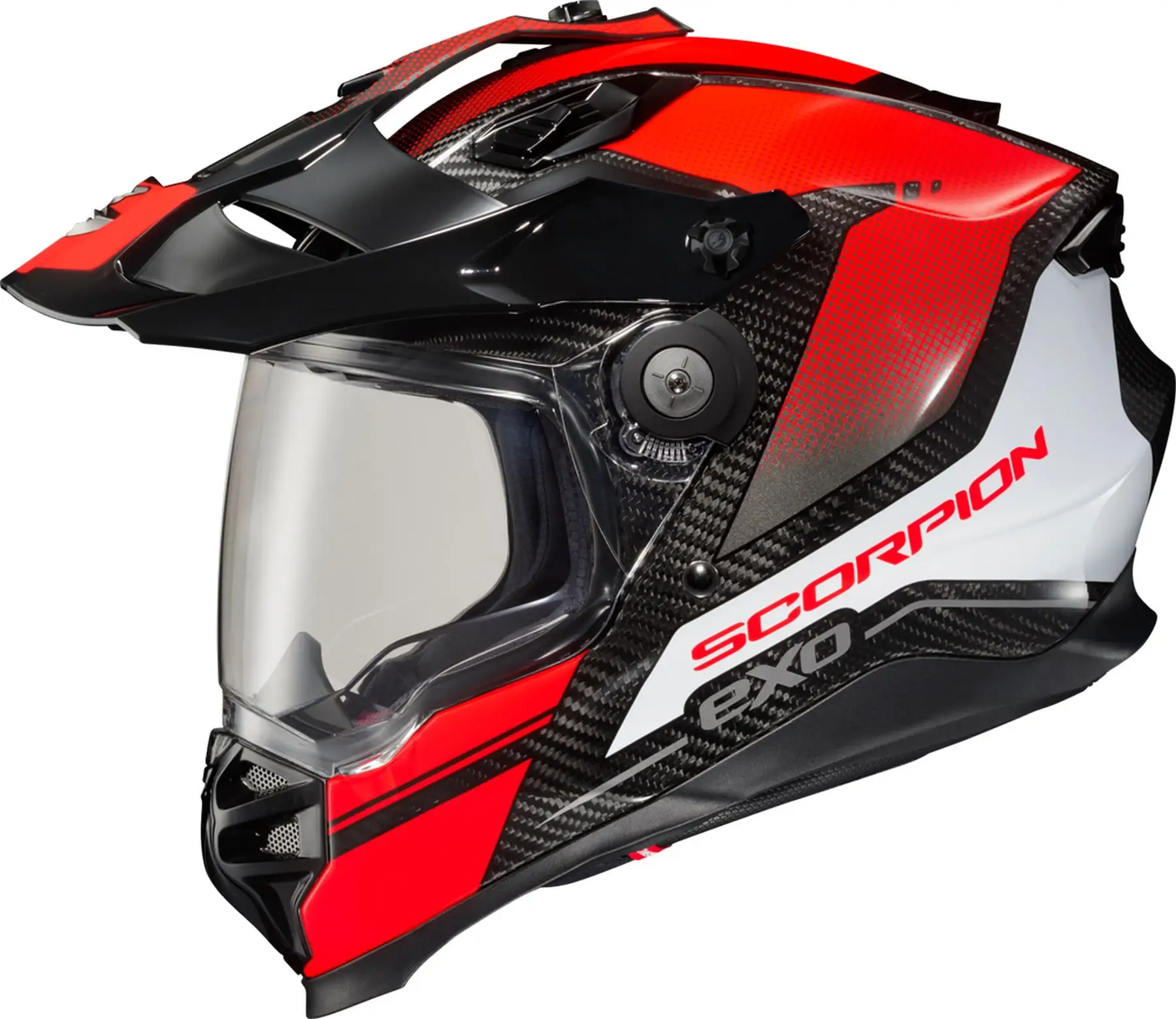 Scorpion EXO-XT9000 Carbon Trailhead Dual Sport Helmet Red MD L ScorpionExo