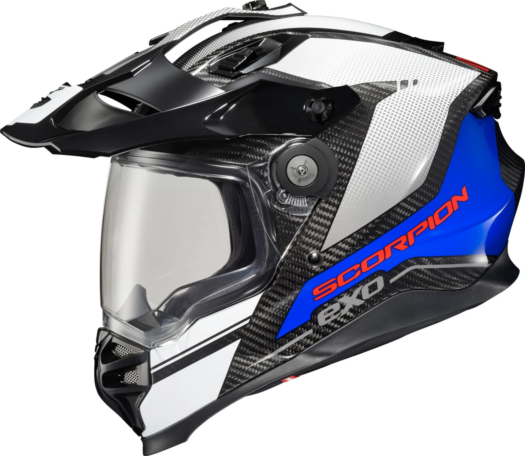 Scorpion EXO-XT9000 Carbon Trailhead Dual Sport Helmet White MD L ScorpionExo