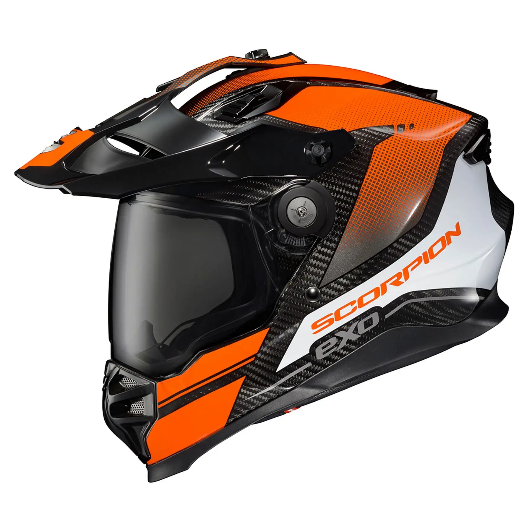 Scorpion EXO-XT9000 Carbon Trailhead Dual Sport Helmet Orange MD S ScorpionExo