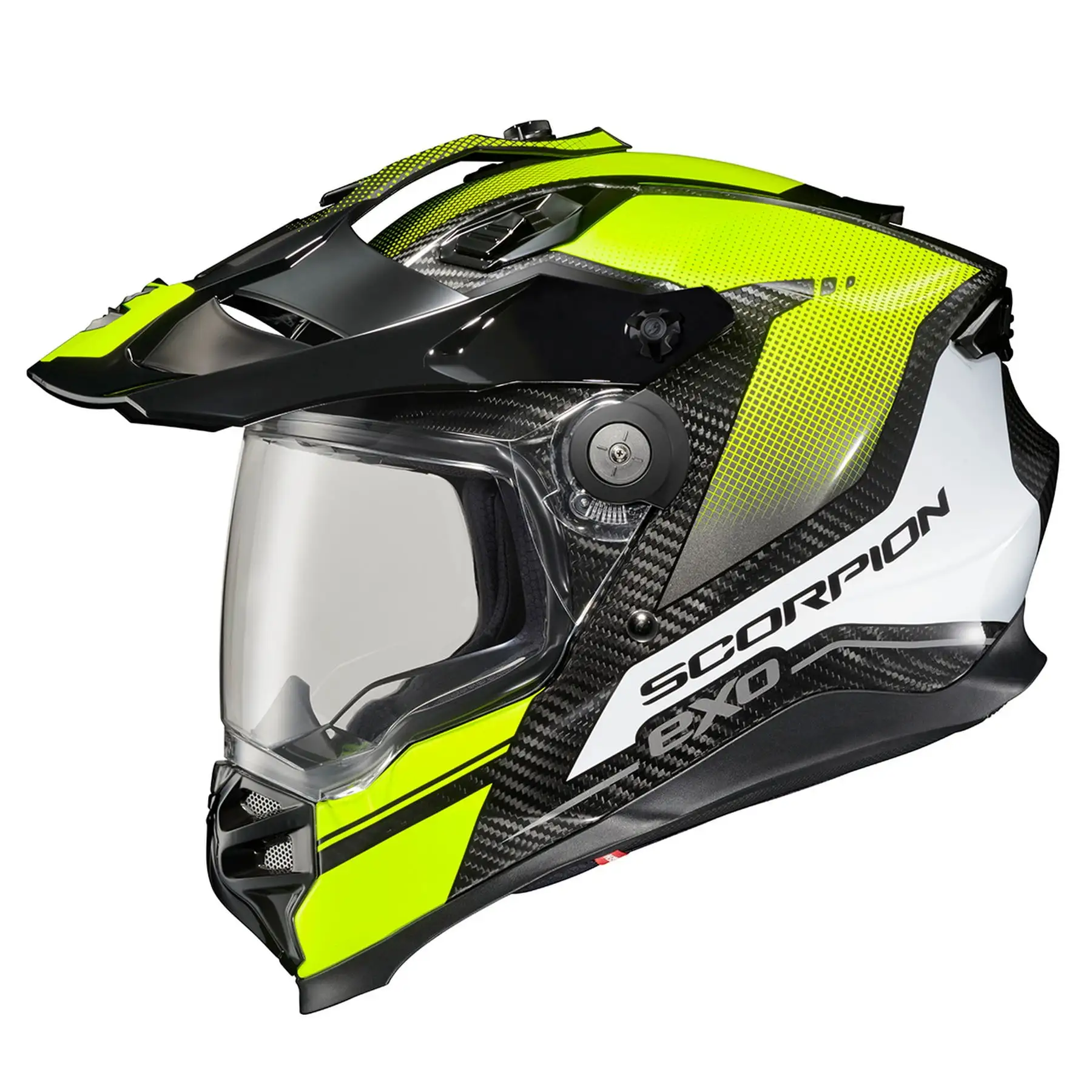 Scorpion EXO-XT9000 Carbon Trailhead Dual Sport Helmet Hi-Vis SM S ScorpionExo