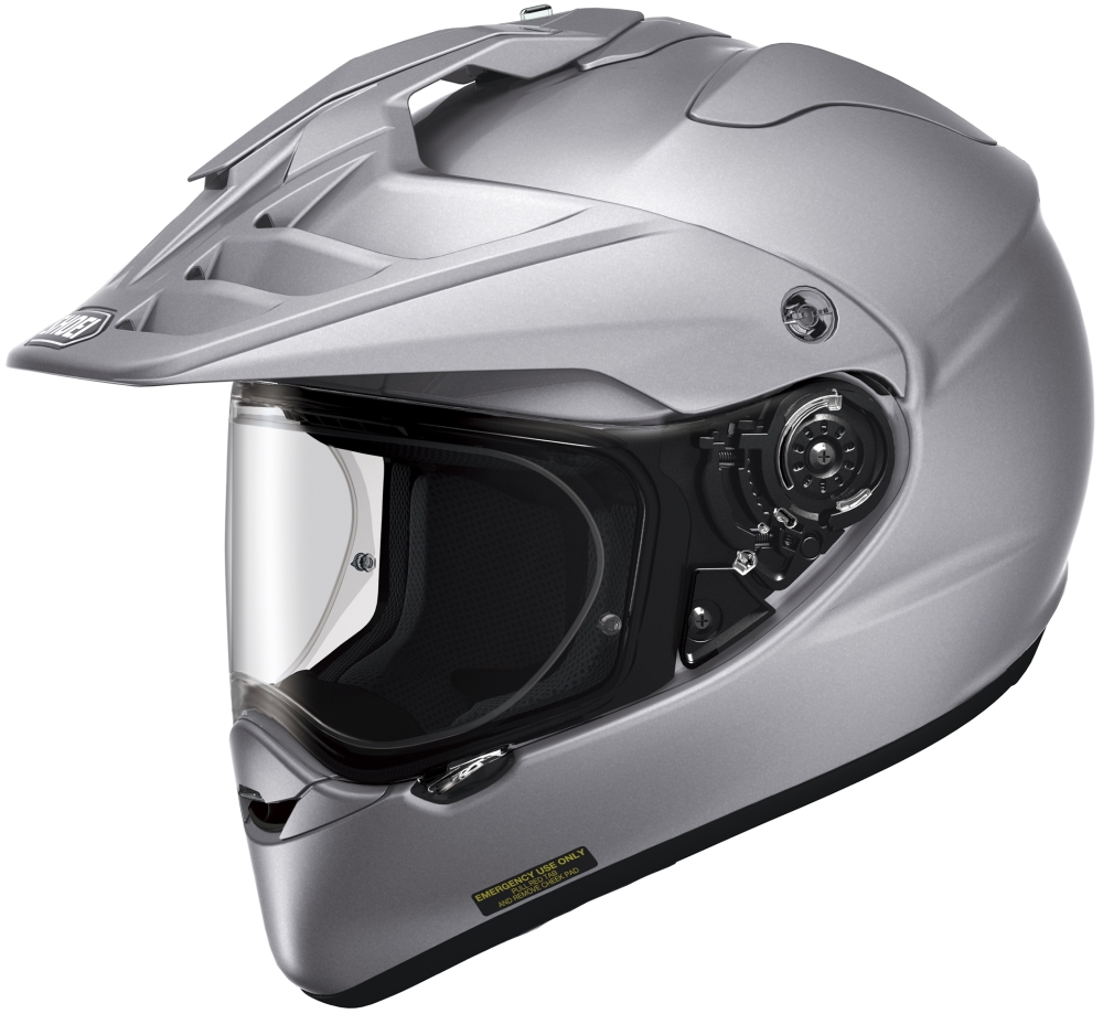Shoei Hornet X2 Silver Dual Sport Helmet X-Large - MGW-21104 Xs