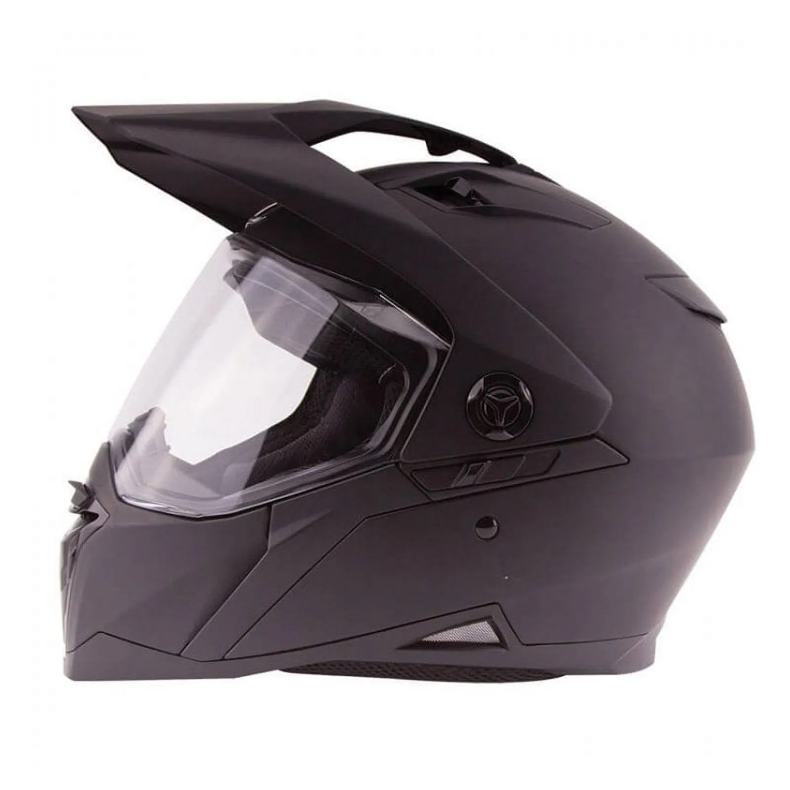 ZOX ST-11146 'Z-DS10' Matte Black Full Face Dual Sport Motorcycle Helmet Medium M