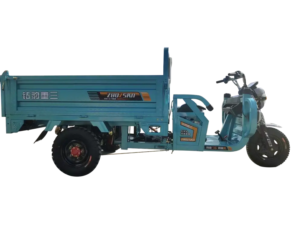 Pioneer Second Generation Electric Three Wheel 1.6M 2 Antique Blue Green karami electric tricycle