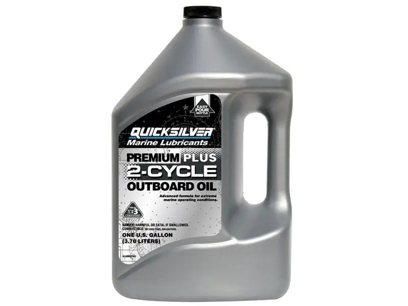 Quicksilver Marine Lubricants TC-W3 2 Cycle Engine Outboard Motor Oil 1 gal Pack 3