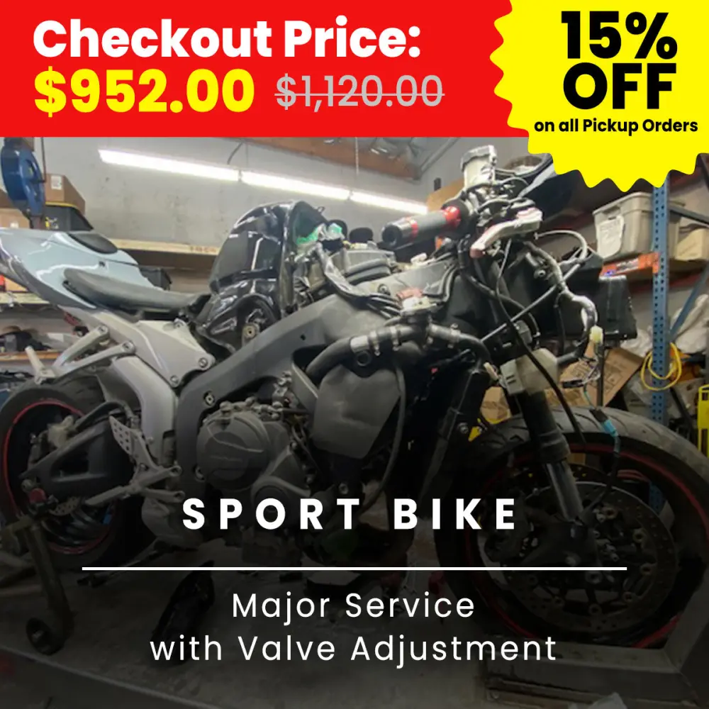Motorcycle Major Service Valve Adjustment Fullerton CA Multi