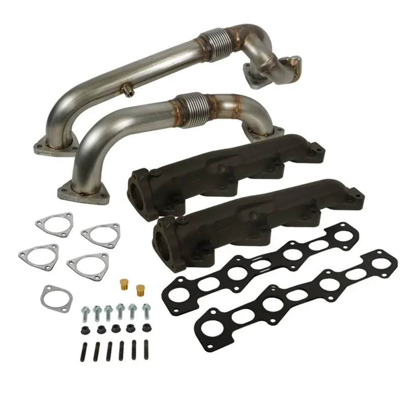 BD Diesel Up Pipes Kit Manifold Set 2008-2010 Ford F-250/F-350/F-450/F-550 Powerstroke 6.4L