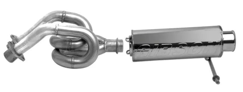 Gibson 04-07 Yamaha YXR66F Rhino 660 Base Single Exhaust Stainless Steel UTV Performance Upgrade
