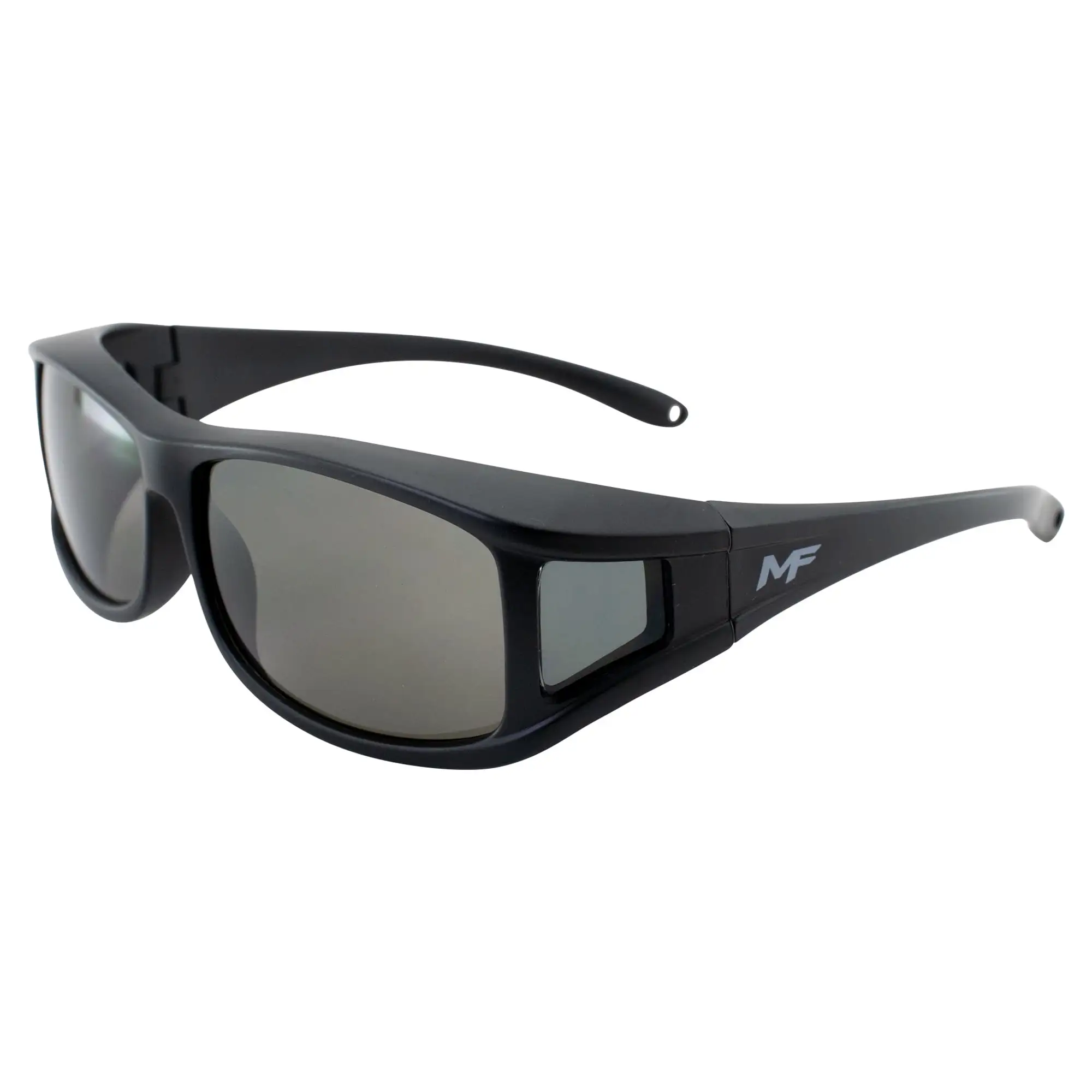 MotoFrames MF Sideshow Motorcycle Safety Sunglasses Matte Black Frames Smoke Lenses Birdz