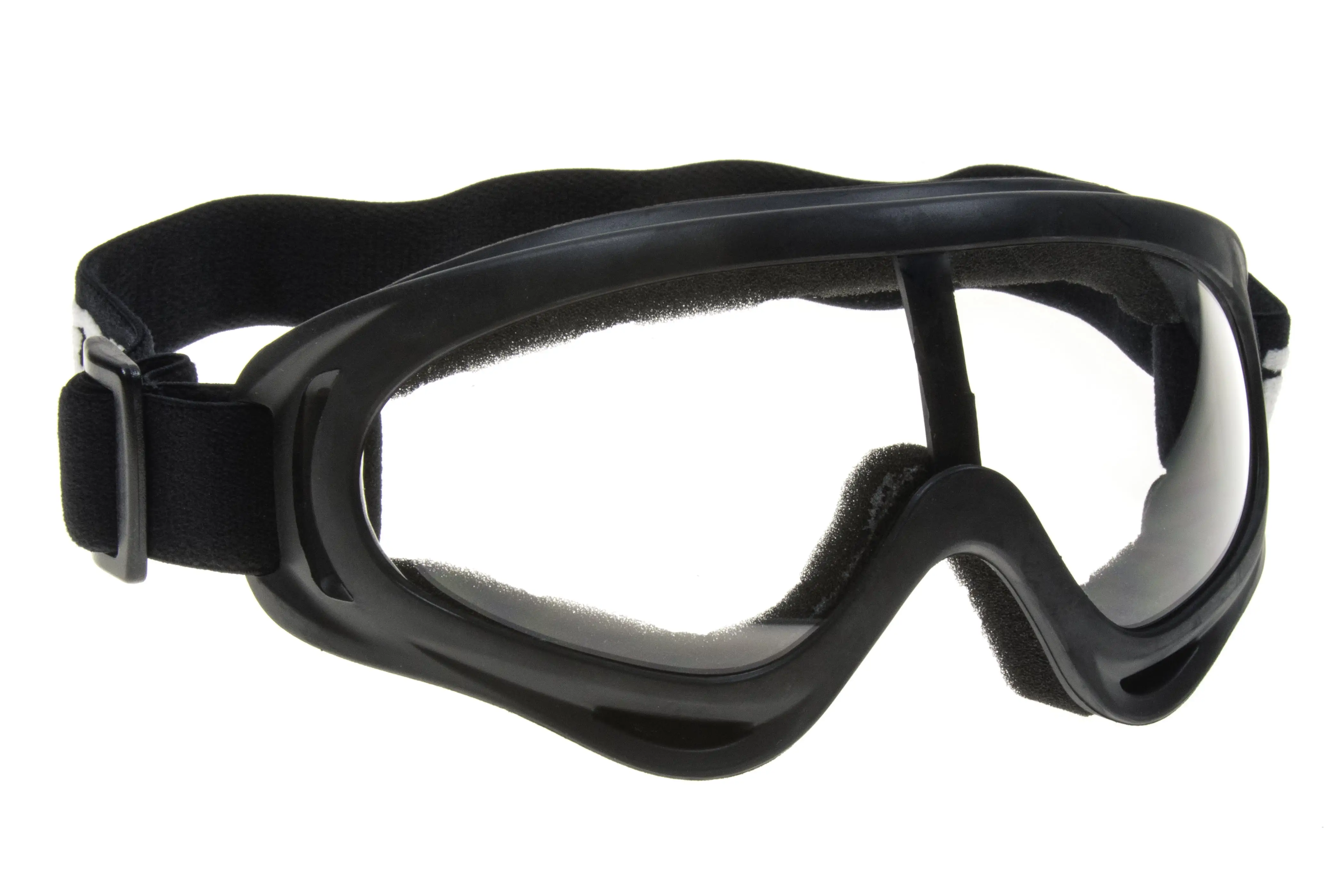Fuel Adult Premium Riding Glasses Motorcycle Moped Scooter - Black Frame. Clear Lens - One Size Fuel Helmets