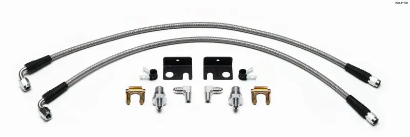 Wilwood Flexline Brake Line Kit 2001-Up Honda Fit Performance Braking System