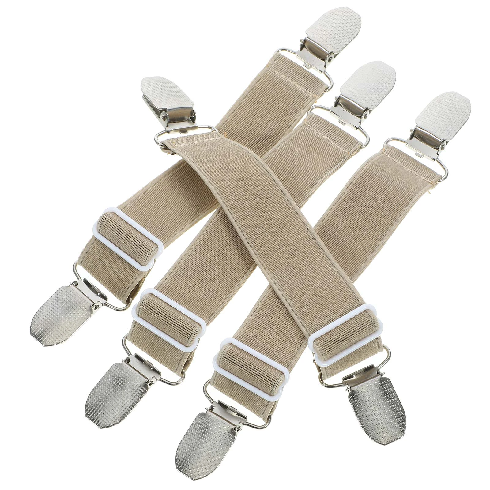 4pcs Motorcycle Boot Clips Fixing Clips Windproof Boot Straps Pant Clips NOBRAND