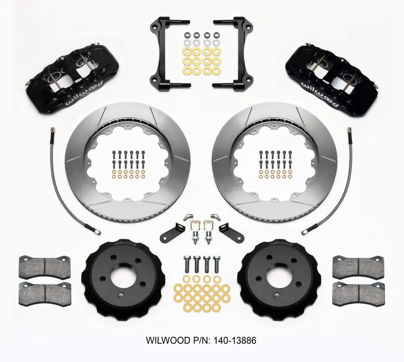 Wilwood AERO6 Front Brake Hat Kit 14.00 Lines 2015-Up Mustang